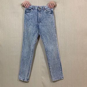 VINTAGE LEE ACID WASH JEANS